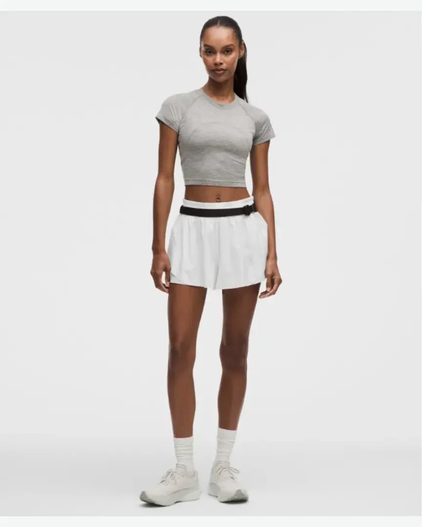 Lululemon Short Shake It Out Taille Haute 6 Cm W