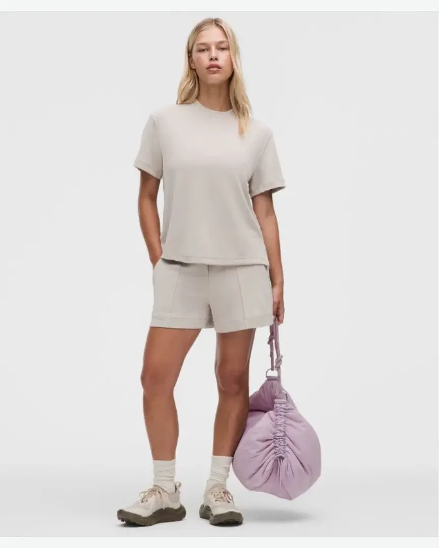 Lululemon Short Softstreme Léger Taille Mi-Haute À Plis Nervurés 10 Cm W