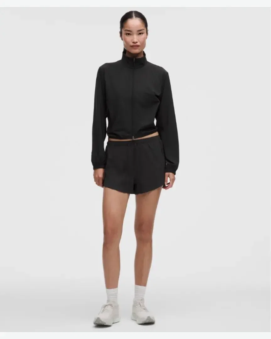 Lululemon short taille haute texturée 6 cm Femme