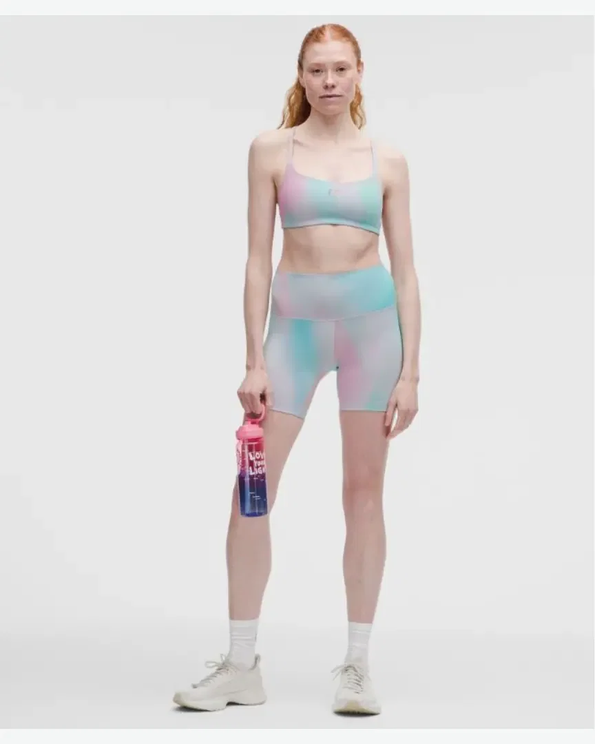 Lululemon short wunder train taille haute pride 15 cm Femme
