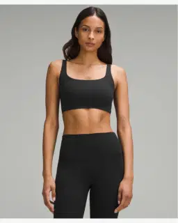 Lululemon soutien-gorge bend this à encolure dégagée carrée maintien léger, bonnets a-c Femme – 1/5