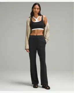 Lululemon soutien-gorge bend this à encolure dégagée carrée maintien léger, bonnets a-c Femme – 4/5