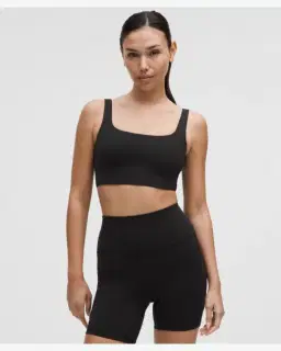Lululemon soutien-gorge bend this à encolure dégagée carrée maintien léger, bonnets a-c Femme – 1/5