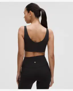 Lululemon soutien-gorge bend this à encolure dégagée carrée maintien léger, bonnets a-c Femme – 2/5