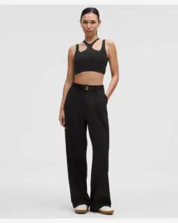 Lululemon soutien-gorge bend this à encolure dégagée carrée maintien léger, bonnets a-c Femme – 4/5
