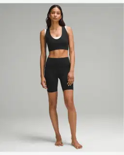 Lululemon soutien-gorge bend this à encolure dégagée carrée maintien léger, bonnets a-c Femme – 3/5