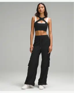 Lululemon soutien-gorge bend this à encolure dégagée carrée maintien léger, bonnets a-c Femme – 4/5
