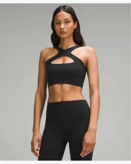 Lululemon soutien-gorge bend this à encolure dégagée carrée maintien léger, bonnets a-c Femme – 5/5