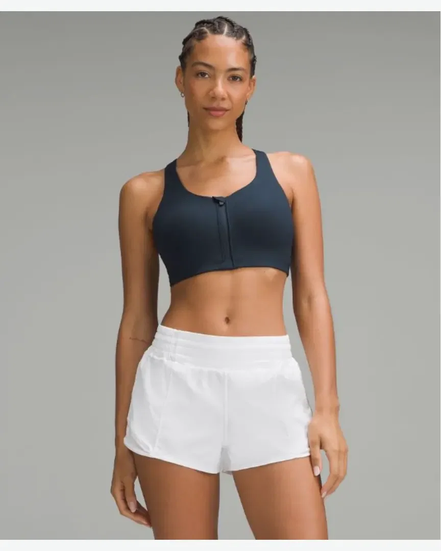 Lululemon soutien-gorge energy zippé à l'avant maintien maximal, bonnets b-g Femme