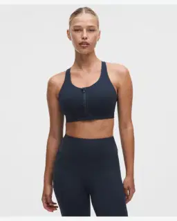Lululemon soutien-gorge energy zippé à l'avant maintien maximal, bonnets b-g Femme – 1/5