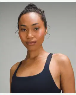 Lululemon soutien-gorge entraînement à encolure carrée en ultralu maintien moyen, bonnets d/dd Femme – 4/5