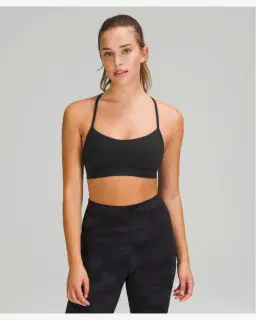 Lululemon soutien-gorge flow y nulu maintien léger, bonnets a à c Femme – 1/5