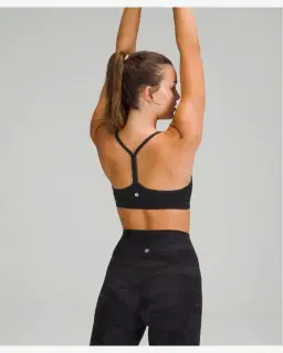 Lululemon soutien-gorge flow y nulu maintien léger, bonnets a à c Femme – 2/5