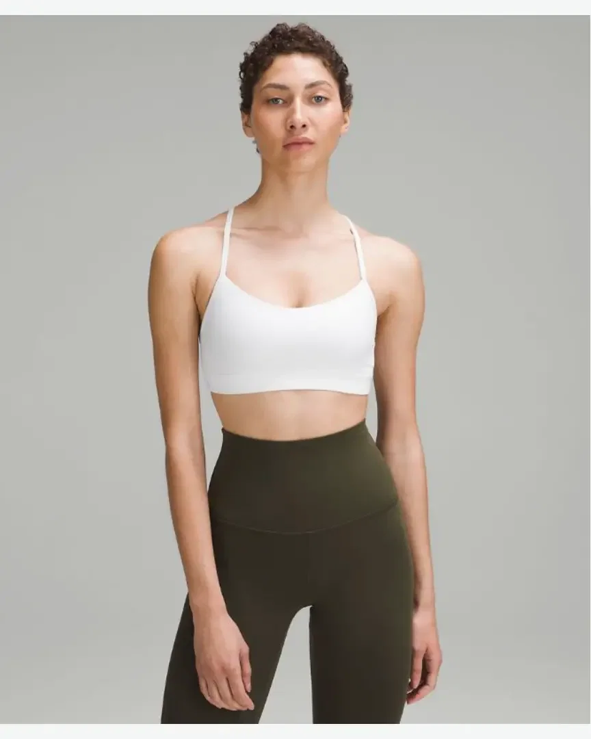 Lululemon soutien-gorge flow y nulu maintien léger, bonnets a à c Femme