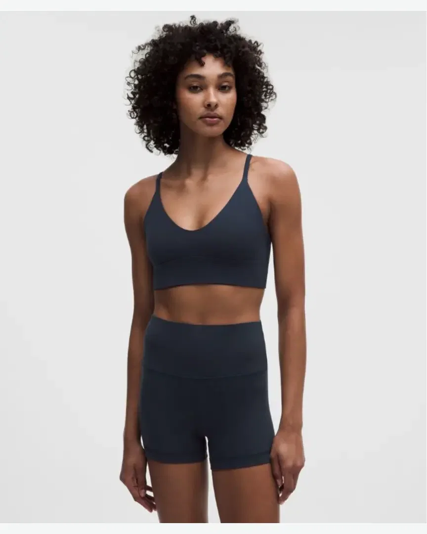 Lululemon Soutien-Gorge Focuser Encolure Dégagée Maintien Léger, Bonnets C/D W