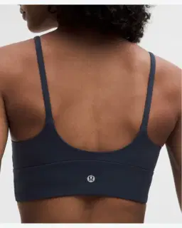 Lululemon soutien-gorge focuser encolure dégagée maintien léger, bonnets c/d Femme – 5/5