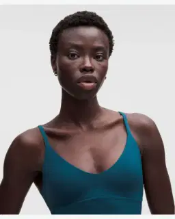 Lululemon soutien-gorge focuser encolure dégagée maintien léger, bonnets c/d Femme – 4/5