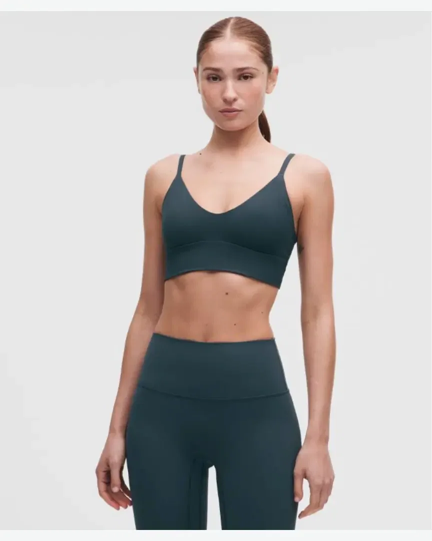 Lululemon Soutien-Gorge Focuser Encolure Dégagée Maintien Léger, Bonnets C/D W