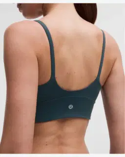 Lululemon soutien-gorge focuser encolure dégagée maintien léger, bonnets c/d Femme – 5/5