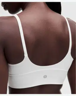Lululemon soutien-gorge focuser encolure dégagée maintien léger, bonnets c/d Femme – 5/5