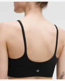 Lululemon soutien-gorge focuser encolure dégagée maintien léger, bonnets c/d Femme – 5/5