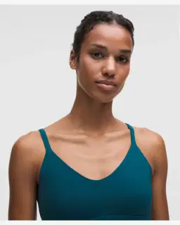 Lululemon soutien-gorge focuser encolure dégagée maintien léger, bonnets c/d Femme – 4/5
