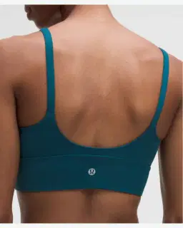 Lululemon soutien-gorge focuser encolure dégagée maintien léger, bonnets c/d Femme – 5/5