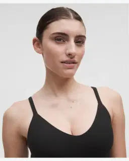 Lululemon soutien-gorge focuser encolure dégagée maintien léger, bonnets c/d Femme – 4/5