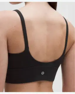 Lululemon soutien-gorge focuser encolure dégagée maintien léger, bonnets c/d Femme – 5/5
