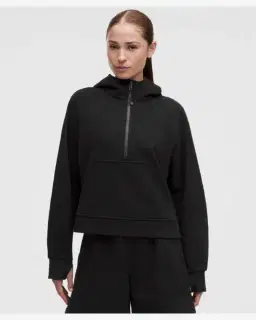 Lululemon sweat à capuche scuba evolve demi-zippé Femme – 1/5