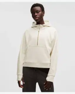 Lululemon sweat à capuche scuba evolve demi-zippé Femme – 1/5