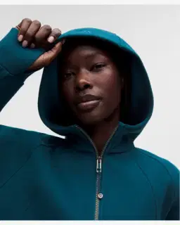 Lululemon sweat à capuche scuba evolve demi-zippé Femme – 4/5