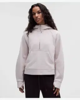 Lululemon sweat à capuche scuba evolve demi-zippé Femme – 1/5