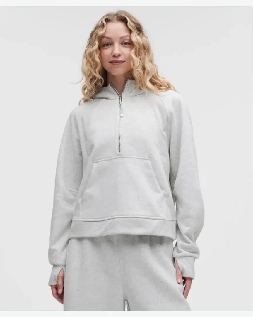 Lululemon Sweat À Capuche Scuba Evolve Demi-Zippé W