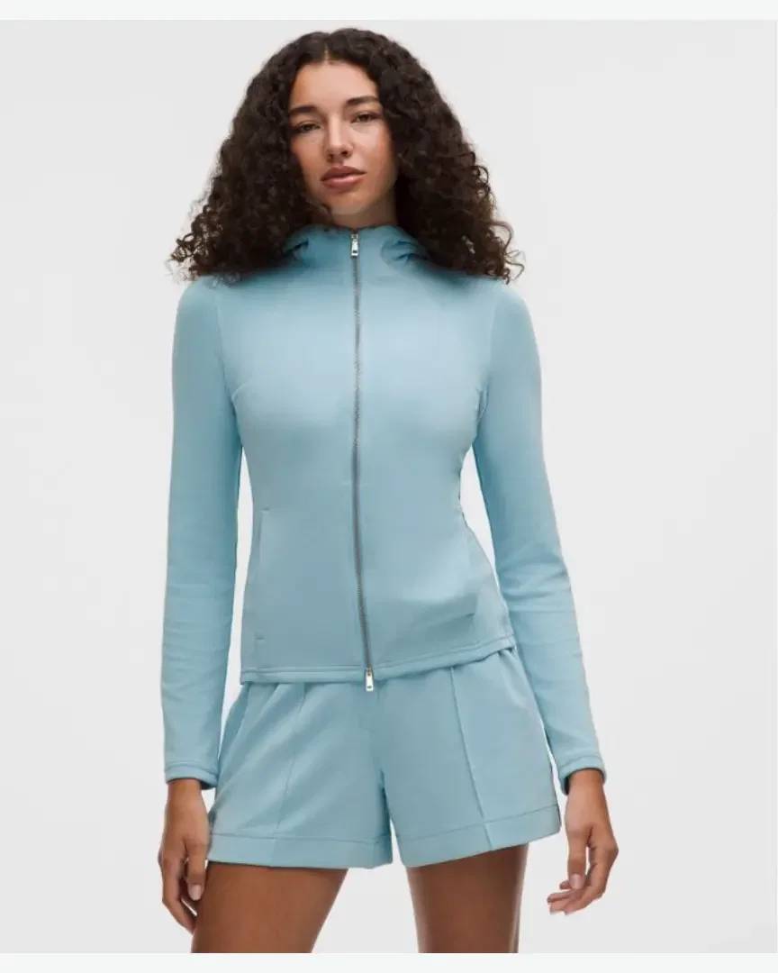 Lululemon sweat à capuche zippé léger Femme
