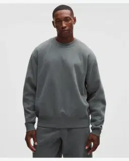 Lululemon sweat à col rond steady state en superloft Homme – 1/5