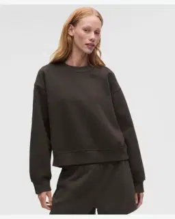Lululemon sweat à col rond steady state en superloft Femme – 1/5