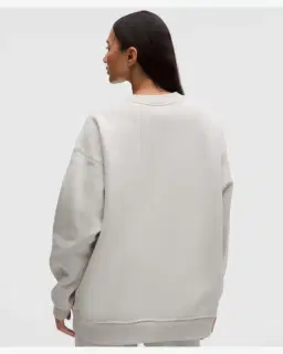 Lululemon sweat big cozy ultra oversize à col rond logo Femme – 3/5