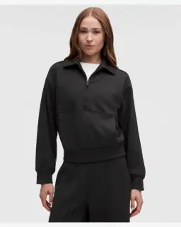 Lululemon sweat décontracté demi-zippé à col en smooth spacer Femme – 2/5