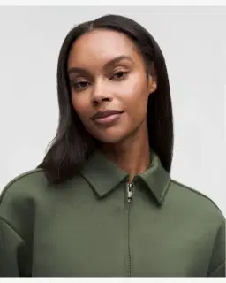 Lululemon sweat décontracté demi-zippé à col en smooth spacer Femme – 4/5