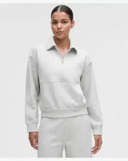 Lululemon sweat décontracté demi-zippé à col en smooth spacer Femme – 2/5