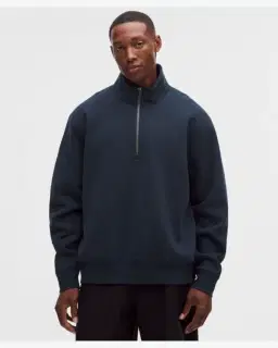 Lululemon sweat demi-zippé steady state en superloft Homme – 1/5