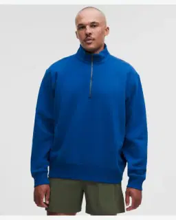 Lululemon sweat demi-zippé steady state en superloft Homme – 1/5
