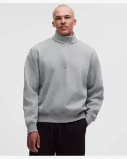 Lululemon sweat demi-zippé steady state en superloft Homme – 1/5
