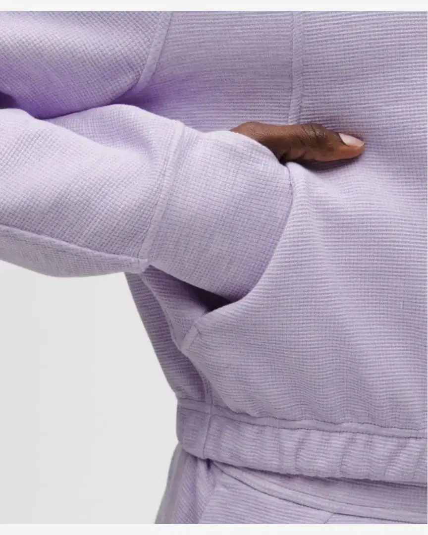 Lululemon Sweat Scuba Court À Col Montant Demi-Zippé Gaufré W - LW3JCTS_042362 (4) au meilleur prix !