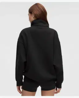 Lululemon sweat steady state oversize demi-zippé à col montant en superloft Femme – 3/5