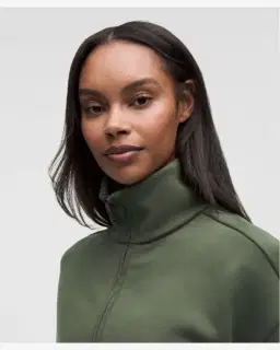 Lululemon sweat zippé oversize en smooth spacer Femme – 4/5