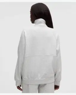 Lululemon sweat zippé oversize en smooth spacer Femme – 3/5