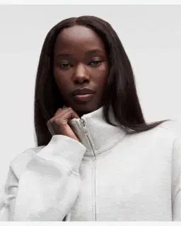 Lululemon sweat zippé oversize en smooth spacer Femme – 4/5
