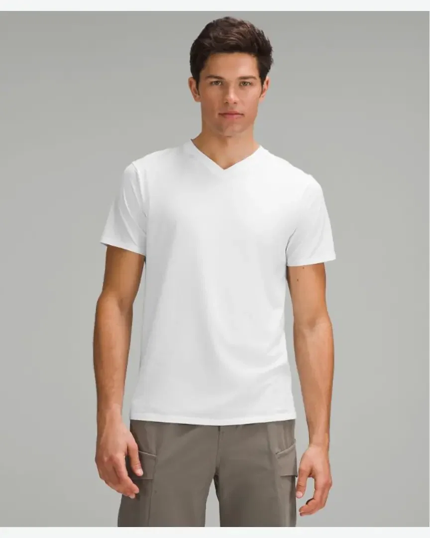 Lululemon t-shirt col en v fundamental Homme